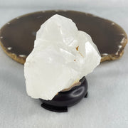 Natural Milky White Quartz Display 241.05g 84.2 by 48.5 by 77.0mm - Huangs Jadeite and Jewelry Pte Ltd