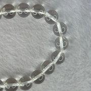 Natural Clear Quartz Bracelet 天然白水晶手链 30.76g 17cm 10.6mm 19 Beads - Huangs Jadeite and Jewelry Pte Ltd