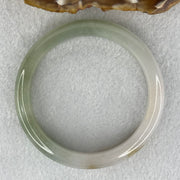 Type A Green and Lavender with Yellowish Brown Patch Bangle 42.15g 10.2 by 7.4 mm Internal Diameter 55.3 mm (Slight Internal Lines) - Huangs Jadeite and Jewelry Pte Ltd