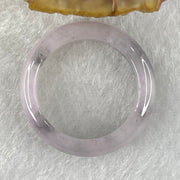 Type A Light Lavender with Wuji Grey Patches Jadeite Ring 4.12g 5.9 by 3.8mm US9.2/HK 20.5 (Close to Perfect) - Huangs Jadeite and Jewelry Pte Ltd