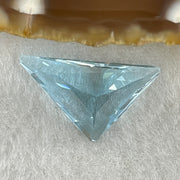 Natural Sky Blue Topaz Trillion Shape 10.32ct 21.3 by 12.4 by 7.9mm - Huangs Jadeite and Jewelry Pte Ltd