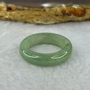 Type A Green Jadeite Ring 3.89g 5.5 by 3.8mm US7.25 HK16 (External Line) - Huangs Jadeite and Jewelry Pte Ltd