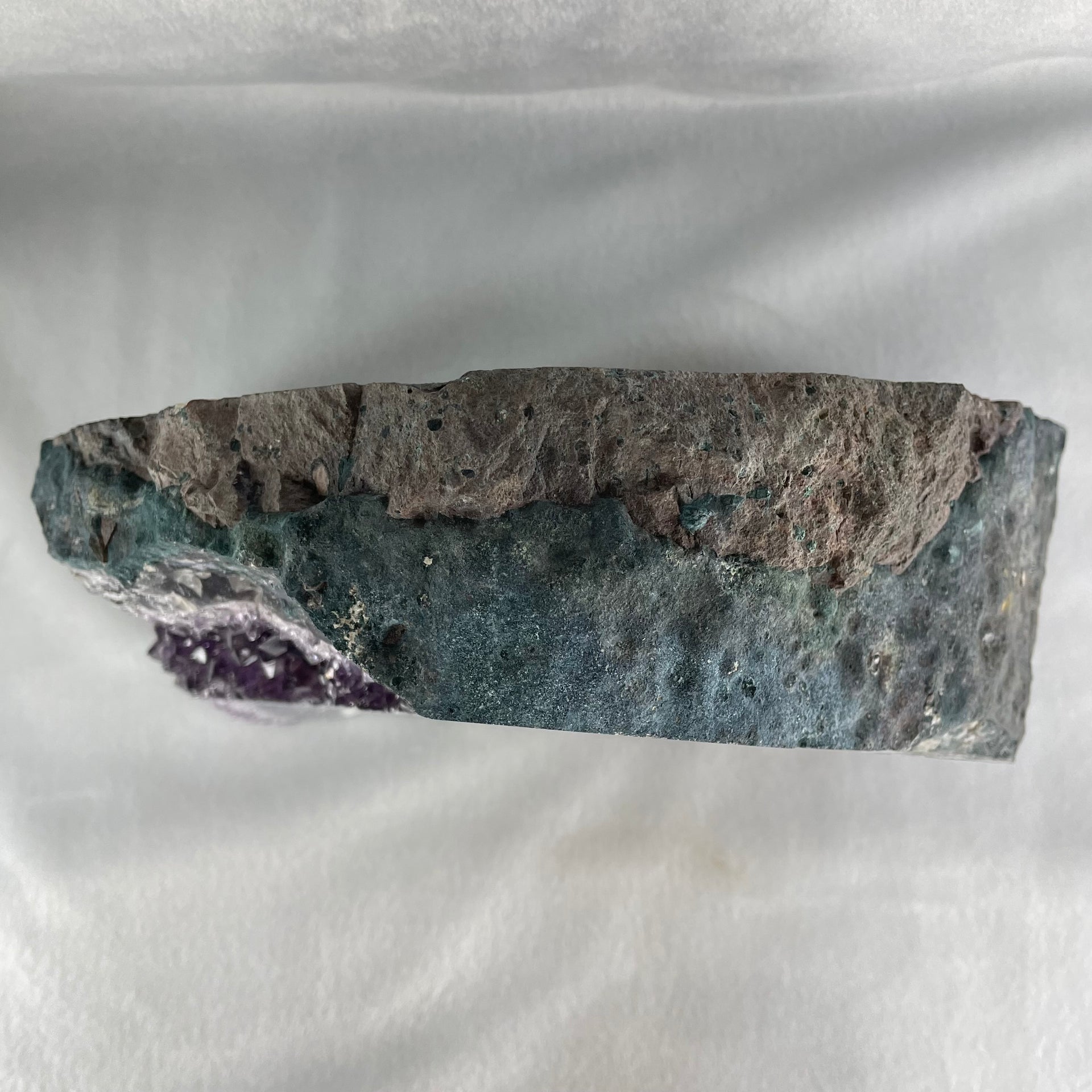 Natural Dark Intense Purple Amethyst Cave Fragment Display 4,145.1g 240.0 by 80.0 by 160.0mm - Huangs Jadeite and Jewelry Pte Ltd