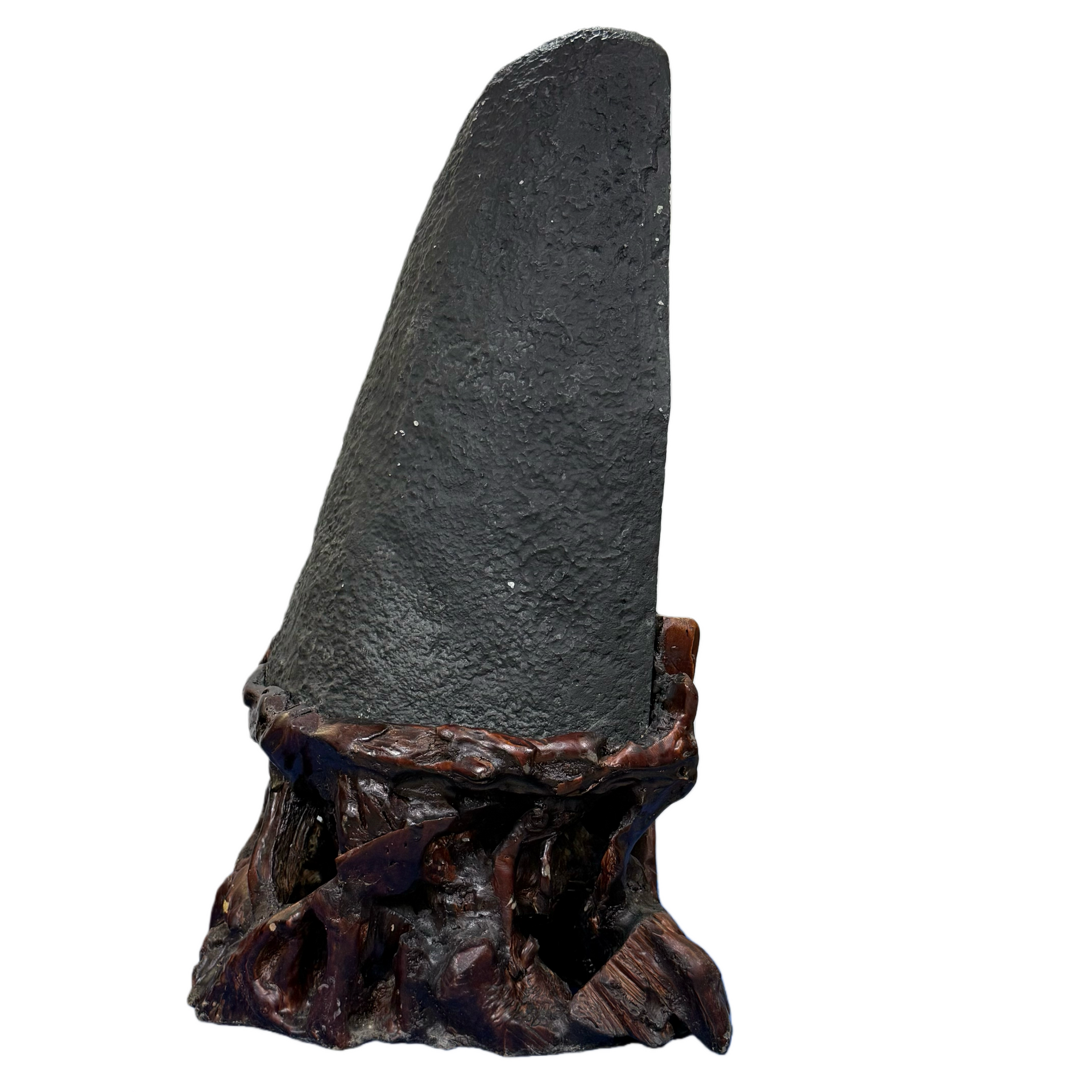 Natural Amethyst Rectangular Shape Cave (31,526.0g) with Wooden Stand Display Total Weight 38,526.0g 420.0 by 315.0 by 610.0mm - Huangs Jadeite and Jewelry Pte Ltd