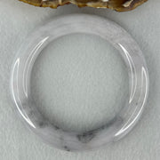 Type A Faint Lavender with Wuji Grey Jadeite Bangle Internal Diameter 54.6mm 69.56g 11.6 by 11.3mm (Very Slight Internal Line) - Huangs Jadeite and Jewelry Pte Ltd