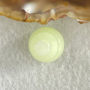 Natural Light Green Chalcedony Mini Hulu Display 4.42g 22.9 by 14.1mm - Huangs Jadeite and Jewelry Pte Ltd