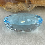 Natural Sky Blue Topaz Oval Shape 23.16ct 20.2 by 14.3 by 9.5mm - Huangs Jadeite and Jewelry Pte Ltd
