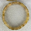 High Quality Natural Golden Rutilated Quartz Quartz Shou Pai Bracelet 顺发金手拍链 32.78g 12.0 mm by 10.4 by 6.7 mm 23 Beads - Huangs Jadeite and Jewelry Pte Ltd