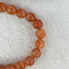 Good Grade Natural Sunstone, Heliolite and Aventurine Feldapar Beads Bracelet 天然金太阳日光石珠手链 14.99g 15cm 8.0mm 24 Beads - Huangs Jadeite and Jewelry Pte Ltd