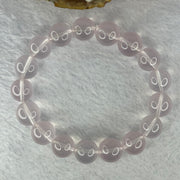 Natural Rose Quartz Beads Bracelet 天然玫瑰石英珠手链 44.80g 18cm 12.8mm 17 Beads - Huangs Jadeite and Jewelry Pte Ltd