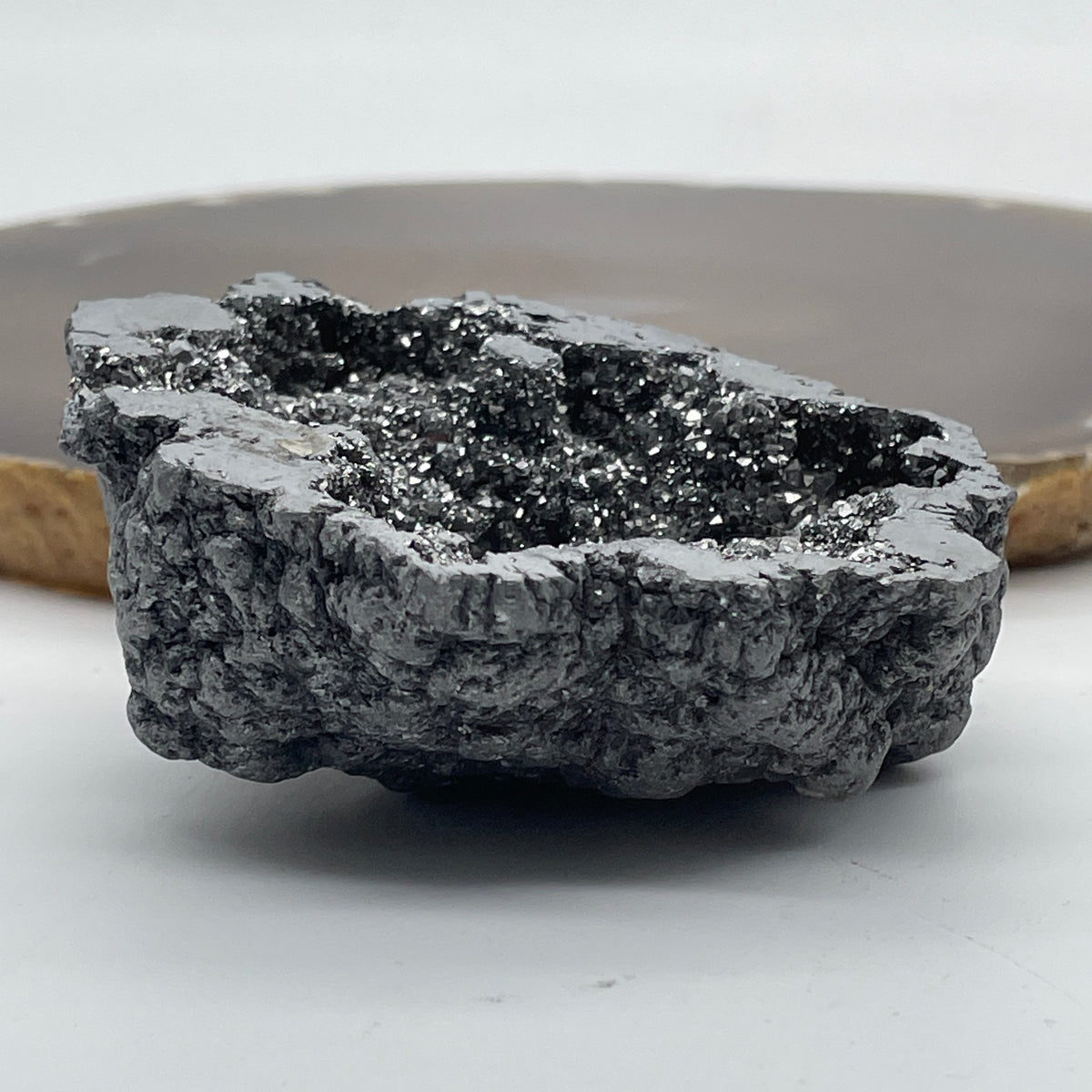 Natural Silver Pyrite Rough Mini Display | (73.00g | 68.0 x 55.6 x 29.3mm | Catalyst, "Fool's Gold" Prosperity Shield & Wealth Magnet, Feng Shui Abundance & Energy Anchor)