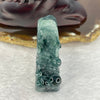 Rare Grand Master Semi Icy Denim Blue Jadeite Prosperity Dragon for Bracelet / Pendant 54.99g 60.1 by 23.4 by 17.2mm - Huangs Jadeite and Jewelry Pte Ltd