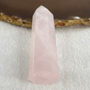 Natural Rose Quartz Tower Display 49.32g 79.1 by 23.9 by 16.3mm - Huangs Jadeite and Jewelry Pte Ltd