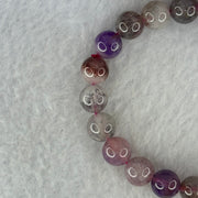 Natural Super 7 Beads Bracelet 22.55g 16cm 9.3mm 21 Beads - Huangs Jadeite and Jewelry Pte Ltd