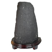 Natural Brazil Amethyst with White Calcite Cave 6.30kg with Wooden Stand 235.0 x 203.0 x 330.0mm - Huangs Jadeite and Jewelry Pte Ltd