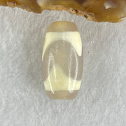 Natural Powerful Tibetan Old Oily Agate Tiger Tooth Daluo Dzi Bead Heavenly Master (Tian Zhu) 虎呀天诛 3.40g 20.1 by 10.0mm - Huangs Jadeite and Jewelry Pte Ltd