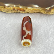 Natural Powerful Tibetan Old Oily Agate Ruyi Dzi Bead Heavenly Master (Tian Zhu) 如意天珠 8.68g 37.8 by 12.0mm - Huangs Jadeite and Jewelry Pte Ltd