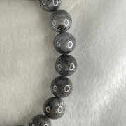 Average Grade Natural Labradorite Beads Bracelet 32.46g 16.5cm 10.7mm 19 Beads - Huangs Jadeite and Jewelry Pte Ltd