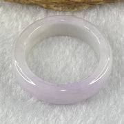 Type A Faint Lavender Jadeite Ring 4.65g 6.7 by 3.8mm US9.4/HK21 (Very Slight Internal Line) - Huangs Jadeite and Jewelry Pte Ltd