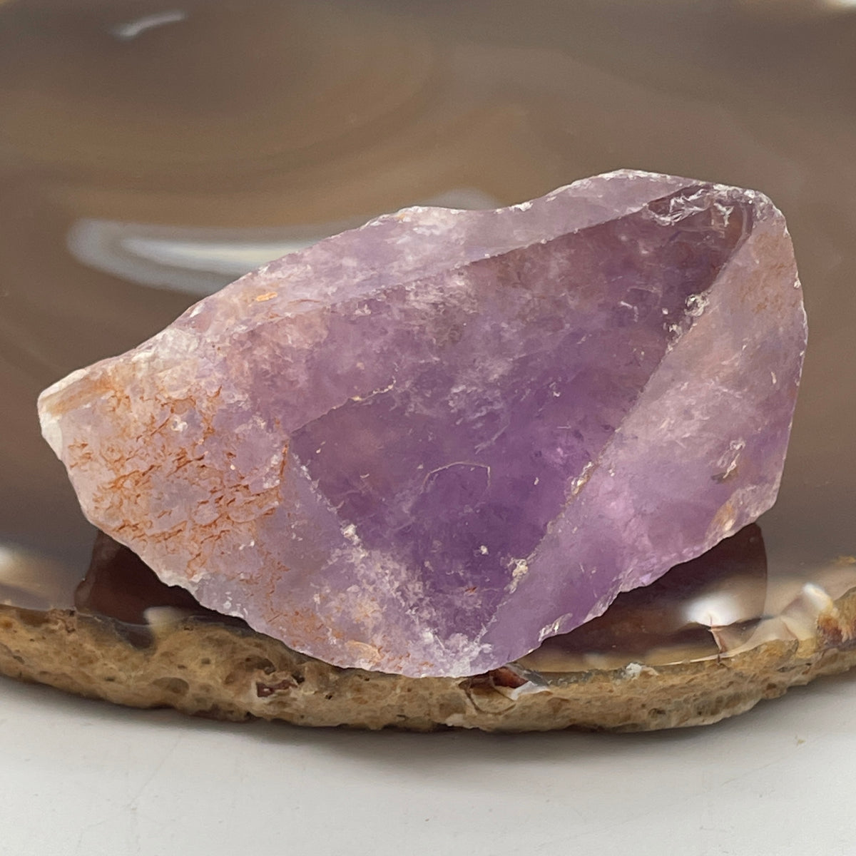 Natural Amethyst Rough Mini Display Specimen | Royal Violet & Lavender Crystal Cluster (80.52g | 58.5 x 40.8 x 31.2mm | Synergy, Spiritual Shield, Higher Intuition & Mindful Feng Shui Anchor)