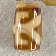 Natural Powerful Tibetan Old Oily Agate Patina Guiren Tairen Human Dzi Bead Totem Amulet Heavenly Master (Tian Zhu) 贵人天诛 4.76g 19.9 by 11.7mm - Huangs Jadeite and Jewelry Pte Ltd