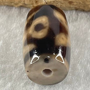 Natural Powerful Tibetan Old Oily Agate Patina Guiren Tairen Human Dzi Bead Totem Amulet Heavenly Master (Tian Zhu) 贵人天诛 4.53g 19.7 by 11.7mm - Huangs Jadeite and Jewelry Pte Ltd