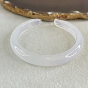 Natural Pinky Agate Fox Bange Internal Dimeter 57.3mm 26.43g 10.2 by 7.6mm - Huangs Jadeite and Jewelry Pte Ltd