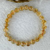Natural Mountain Yellow Pyramid citrine bracelet 金字塔黄水晶手牌 15.13g 15cm 7.7mm 24 Beads - Huangs Jadeite and Jewelry Pte Ltd