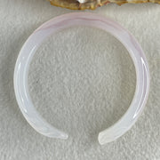 Natural Pinky Agate Fox Bange Internal Dimeter 59.0mm 25.35g 9.8 by 7.2mm - Huangs Jadeite and Jewelry Pte Ltd