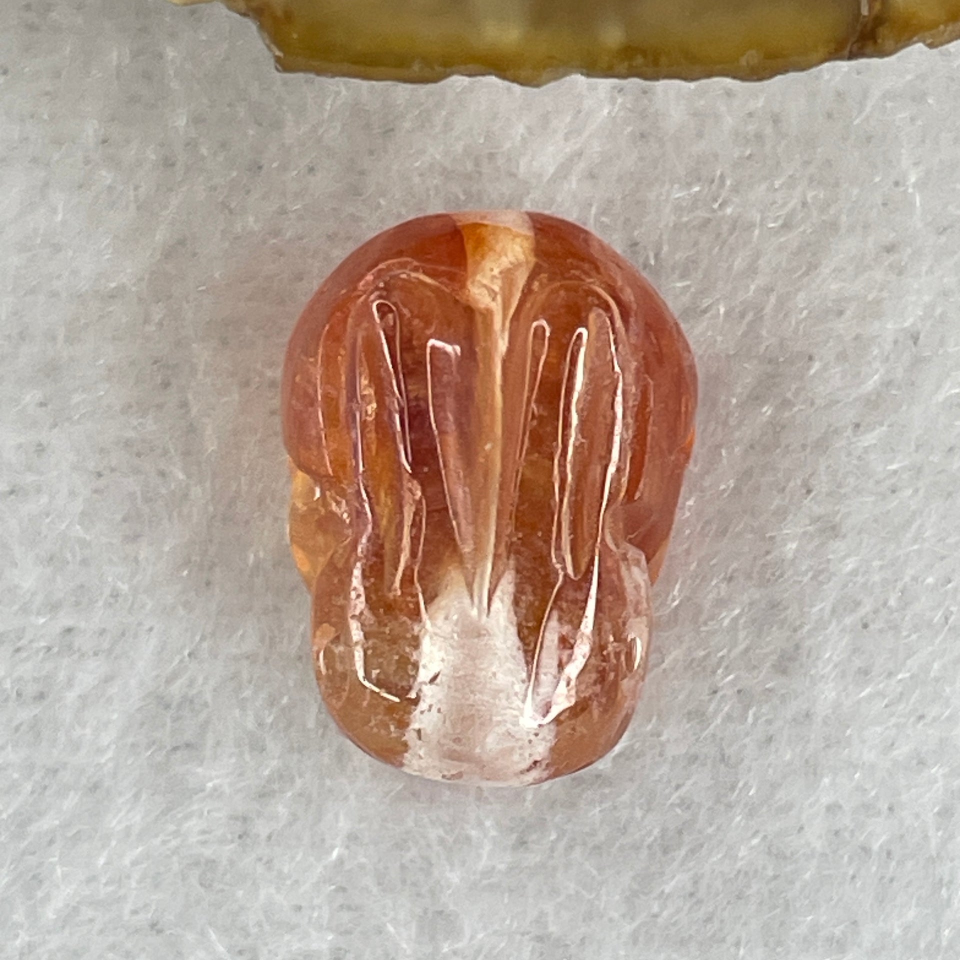 Good Grade Natural Ferruginous Quartz Rabbit Charm 2.72g 15.2 by 11.3 by 10.3mm - Huangs Jadeite and Jewelry Pte Ltd