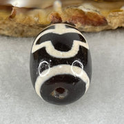 Natural Powerful Tibetan Old Oily Agate Double Bodhi Tree Dzi Bead Heavenly Master (Tian Zhu) 菩提树天珠 5.02g 17.7 by 13.6mm - Huangs Jadeite and Jewelry Pte Ltd