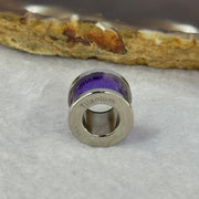 12.0mm Meteorite in Titanium Pendent / Charm (Purple Color) 2.65g 9.0 by 12.6mm - Huangs Jadeite and Jewelry Pte Ltd