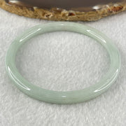 Type A Light Blueish Green Jadeite Bangle 19.39g Internal Diameter 57.6mm 5.9 by 6.0mm (Slight Internal Lines) - Huangs Jadeite and Jewelry Pte Ltd