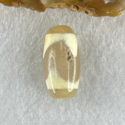 Natural Powerful Tibetan Old Oily Agate Tiger Tooth Daluo Dzi Bead Heavenly Master (Tian Zhu) 虎呀天诛 3.10g 19.9 by 10.3mm - Huangs Jadeite and Jewelry Pte Ltd