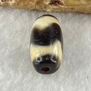 Natural Powerful Tibetan Old Oily Agate Tiger Tooth Daluo Dzi Bead Heavenly Master (Tian Zhu) 虎呀天诛 3.04g 19.9 by 10.1mm - Huangs Jadeite and Jewelry Pte Ltd