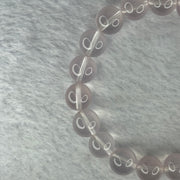 Natural Rose Quartz Beads Bracelet 天然玫瑰石英珠手链 32.98g 17cm 10.9mm 19 Beads - Huangs Jadeite and Jewelry Pte Ltd