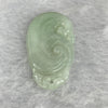 Type A Jelly Green with Faint Green Jadeite Ruyi 如意 8.08g 40.9 by 24.4 by 4.6mm - Huangs Jadeite and Jewelry Pte Ltd