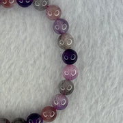 Natural Super 7 Beads Bracelet 15.80g 16cm 7.9mm 25 Beads - Huangs Jadeite and Jewelry Pte Ltd