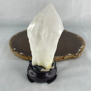 Natural Milky White Quartz Display 237.47g 55.9 by 47.1 by 108.9mm - Huangs Jadeite and Jewelry Pte Ltd