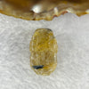 Above Average Grade Natural Golden Rutilated Quartz Pixiu Charm for Bracelet 天然金发水晶貔貅 6.14g 23.7 by 14.1 by 16.9mm - Huangs Jadeite and Jewelry Pte Ltd