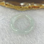 Type A Semi Icy Very Faint Green to Near White Jadeite Ring 4.74g 6.2 by 4.4g 6.2 by 4.4 mm US 8 / HK 18 (Close to Perfect) - Huangs Jadeite and Jewelry Pte Ltd