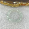 Type A Semi Icy Very Faint Green to Near White Jadeite Ring 4.74g 6.2 by 4.4g 6.2 by 4.4 mm US 8 / HK 18 (Close to Perfect) - Huangs Jadeite and Jewelry Pte Ltd