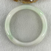 Type A Natural Light Green with Faint Lavender Jadeite Bangle 68.40g Inner Diameter 58.0mm 15.2 by 8.8mm (Slight External Line) - Huangs Jadeite and Jewelry Pte Ltd