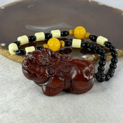 Natural African Rosewood Pixiu Handplay 天然非洲紫檀貔貅手把件 53.34g 60.7 by 35.3 by 36.6mm - Huangs Jadeite and Jewelry Pte Ltd