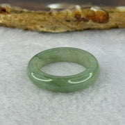 Type A Green Jadeite Ring 3.49g 5.5 by 3.8mm US7.25 HK15.5 (Internal Line) - Huangs Jadeite and Jewelry Pte Ltd