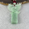 Type A Apple Green Jadeite Eagle Pendent / Seal 46.20g 80.0 by 50.0 by 13.1 mm - Huangs Jadeite and Jewelry Pte Ltd