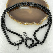 Natural Black Amber Beads Necklace 天然黑琥珀项链 39.36g 88cm 13.0mm 1 Bead 10mm 1 Bead 8.7mm 108 Beads - Huangs Jadeite and Jewelry Pte Ltd