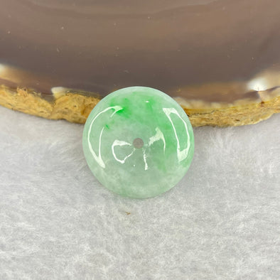 Type A Spicy Green Ping An Kou Jadeite 6.22g 22.4 by 6.3mm - Huangs Jadeite and Jewelry Pte Ltd
