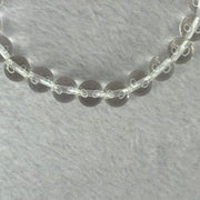 Natural Clear Quartz Bracelet 天然白水晶手链 18.55g 16.5cm 8.4mm 24 Beads - Huangs Jadeite and Jewelry Pte Ltd