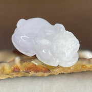 Type A Full Lavender Jadeite Pixiu Pendant Charm 5.95g 23.8 by 12.8 by 10.7mm - Huangs Jadeite and Jewelry Pte Ltd